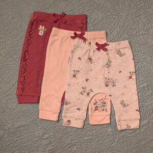Disney Baby Minnie Mouse Infant Jogger Pants Size 0-3 months